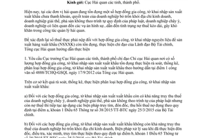 Công văn 3474/TCHQ-GSQL 2015 xác định số thuế phải nộp đối với hợp đồng gia công
