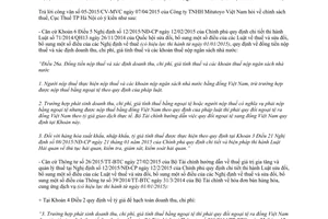 Công văn 20385/CT-HTr 2015 chính sách thuế giá trị gia tăng Hà Nội