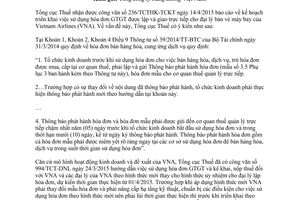 Công văn 2112/TCT-DNL 2015 chính sách thuế về việc sử dụng hóa đơn Giá trị gia tăng