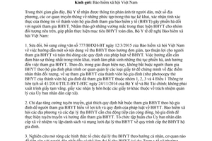 Công văn 3638/BYT-BH 2015 đơn giản thủ tục bảo hiểm y tế theo hộ gia đình