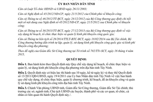Quyết định 28/2015/QĐ-UBND quản lý sử dụng kinh phí khuyến công địa phương Tây Ninh