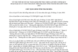 Quyết định 2159/QĐ-UBND 2015 kinh phí quản lý chất thải rắn Thanh Hóa đến 2025