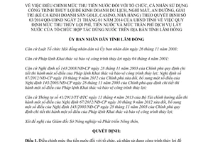 Quyết định 47/2015/QĐ-UBND điều chỉnh mức thu tiền nước sử dụng thủy lợi để kinh doanh Lâm Đồng