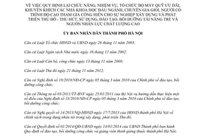 Quyết định 2734/QĐ-UBND 2015 Thu hút bồi dưỡng tài năng trẻ nguồn nhân lực chất lượng cao Hà Nội