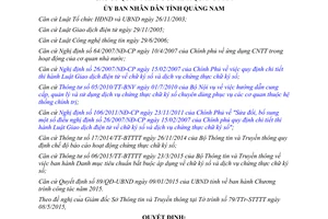 Quyết định 2183/QĐ-UBND 2015 ứng dụng chữ ký số chuyên dùng trong cơ quan nhà nước Quảng Nam