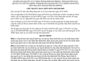 Quyết định 1374/QĐ-UBND 2015 công bố thủ tục hành chính lĩnh vực tài chính Hải Phòng