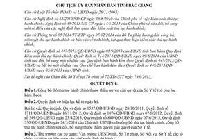 Quyết định 1121/QĐ-UBND thủ tục hành chính thuộc thẩm quyền giải quyết sở y tế Bắc Giang 2015