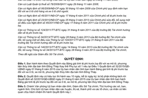 Quyết định 34/2015/QĐ-UBND Bảng giá lệ phí trước bạ đối với xe mô tô phương tiện thủy Đồng Tháp