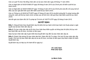 Quyết định 968/QĐ-UBND 2015 công bố thủ tục hành chính thuộc Ủy ban nhân dân cấp xã tỉnh Bạc Liêu