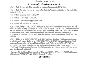 Quyết định 37/2015/QĐ-UBND tiếp công dân xử lý đơn giải quyết khiếu nại tố cáo đất đai Ninh Thuận