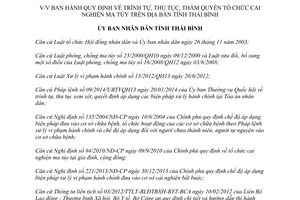 Quyết định 1382/QĐ-UBND 2015 tổ chức cai nghiện ma túy tỉnh Thái Bình