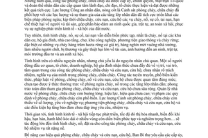 Chỉ thị 47-CT/TW tăng cường sự lãnh đạo của Đảng đối với công tác phòng cháy chữa cháy 2015