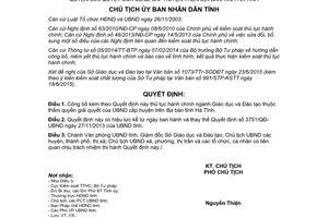 Quyết định 2470/QĐ-UBND 2015 thủ tục hành chính ngành Giáo dục và Đào tạo Hà Tĩnh