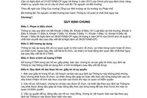 Thông tư 36/2015/TT-BTNMT quản lý chất thải nguy hại