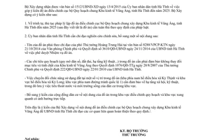 Công văn 1185/BXD-QHKT 2015 điều chỉnh cục bộ Quy hoạch chung xây dựng Khu kinh tế Vũng Áng