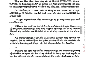 Công văn 2192/TCT-KK 2015 kê khai nộp thuế giá trị gia tăng