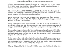 Công văn 5157/TCHQ-TXNK 2015 giải đáp thắc mắc thủ tục hải quan