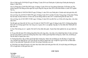 Công văn 3086/UBND-VX 2015 không tăng biên chế công chức trong cơ quan đơn vị sự nghiệp công lập