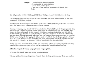 Công văn 1325/SXD-QLXD 2015 đơn giá xây dựng công trình Ninh Thuận