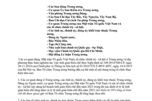 Công văn 9079-CV/BTCTW thực hiện tinh giản biên chế theo Nghị định 108/2014/NĐ-CP