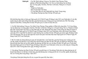 Công văn 4619/VPCP-V.I 2015 thực hiện Nghị quyết 41/NQ-CP sơ kết công tác 6 tháng đầu năm 2015