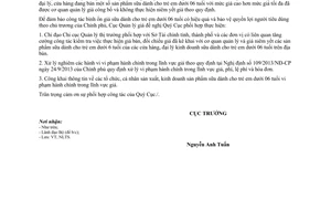 Công văn 173/QLG-NLTS 2015 kiểm tra tình hình bình ổn giá sữa dành cho trẻ em dưới 06 tuổi