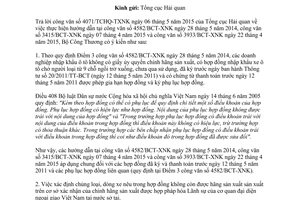 Công văn 6260/BCT-XNK 2015 thực hiện công văn 4582/BCT-XNK nhập khẩu ô tô không có giấy ủy quyền