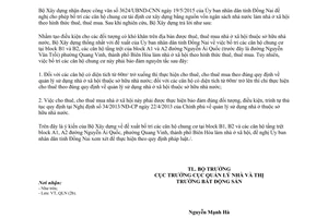 Công văn 53/BXD-QLN 2015 bố trí căn hộ làm nhà ở xã hội theo hình thức thuê thuê mua