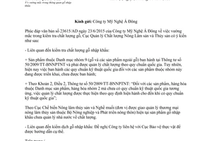 Công văn 1720/QLCL-CL2 2015 vướng mắc trong thông quan gỗ nhập khẩu