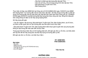 Công văn 1411/SXD-QLXD hướng dẫn nhà an toàn theo các cấp bão Quảng Ninh 2016