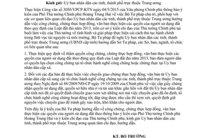 Công văn 2271/BTP-BTTP công chứng chứng thực hợp đồng văn bản thực hiện quyền người sử dụng đất