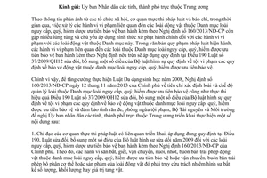 Công văn 2592/BTNMT-TCMT 2015 áp dụng Điều 190 Bộ Luật hình sự sửa đổi năm 2009