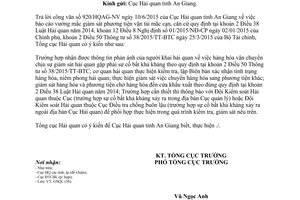 Công văn 5909/TCHQ-GSQL 2015 xử lý vướng mắc khi khai báo trên Hệ thống Emanifest