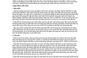 Kế hoạch 6412/KH-UBND 2015 phát triển thị trường gắn với người Việt ưu tiên dùng hàng Việt Đà Nẵng