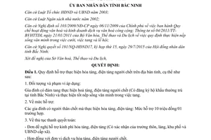 Quyết định 29/2015/QĐ-UBND hỗ trợ thực hiện hỏa táng điện táng người chết Bắc Ninh