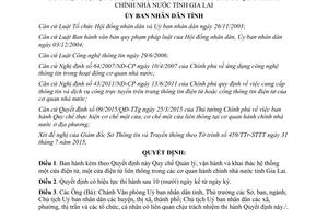 Quyết định 18/2015/QĐ-UBND Quản lý hệ thống một cửa điện tử một cửa điện tử liên thông Gia Lai