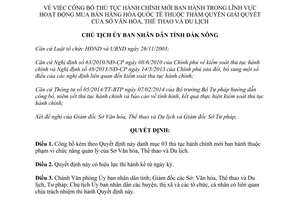 Quyết định 1272/QĐ-UBND thủ tục hành chính lĩnh vực hoạt động mua bán hàng hóa quốc tế Đắk Nông 2015