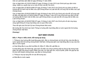 Thông tư 123/2015/TT-BTC hướng dẫn hoạt động đầu tư nước ngoài thị trường chứng khoán Việt Nam