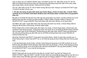 Hướng dẫn liên tịch 5807/HDLT-SYT-BHXH thuốc đông y thanh toán của quỹ bảo hiểm y tế Hồ Chí Minh