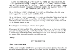 Thông tư 129/2015/TT-BTC xử lý tài chính thành lập tổ chức lại giải thể công ty một thành viên Nhà nước