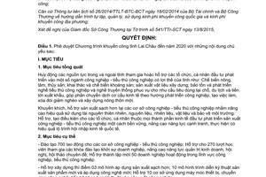 Quyết định 920/QĐ-UBND hương trình khuyến công Lai Châu đến năm 2020