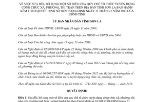 Quyết định 28/2015/QĐ-UBND quy chế tổ chức tuyển dụng công chức xã phường thị trấn Sơn La