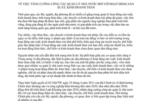 Chỉ thị 21/CT-TTg 2015 tăng cường công tác quản lý nhà nước hoạt động sản xuất kinh doanh than