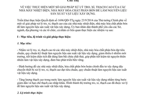 Chỉ thị 14/CT-UBND xử lý tro xỉ thạch cao nhà máy nhiệt điện hóa chất phân bón vật liệu xây Hải Phòng