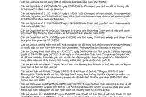 Quyết định 2760/QĐ-UBND rà soát điều chỉnh mạng lưới trường lớp học mầm non phổ thông Lào Cai