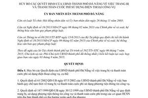 Quyết định 24/2015/QĐ-UBND trang bị thanh toán cước phí sử dụng điện thoại công vụ Đà Nẵng