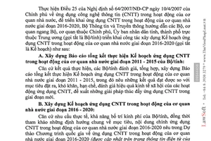 Công văn 2634/BTTTT-THH 2015 ứng dụng công nghệ thông tin trong hoạt động của cơ quan nhà nước