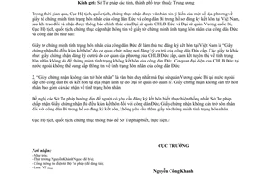 Công văn 4488/HTQTCT-HT giấy tờ chứng minh tình trạng hôn nhân của công dân Đức và Bỉ