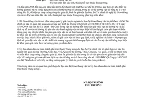 Công văn 11707/BTC-QLG 2015 tiếp tục tăng cường quản lý bình ổn giá trên địa bàn