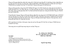Công văn 7793/TCHQ-TXNK 2015 thuế giá trị gia tăng hàng tá dược phụ gia thức ăn chăn nuôi nhập khẩu